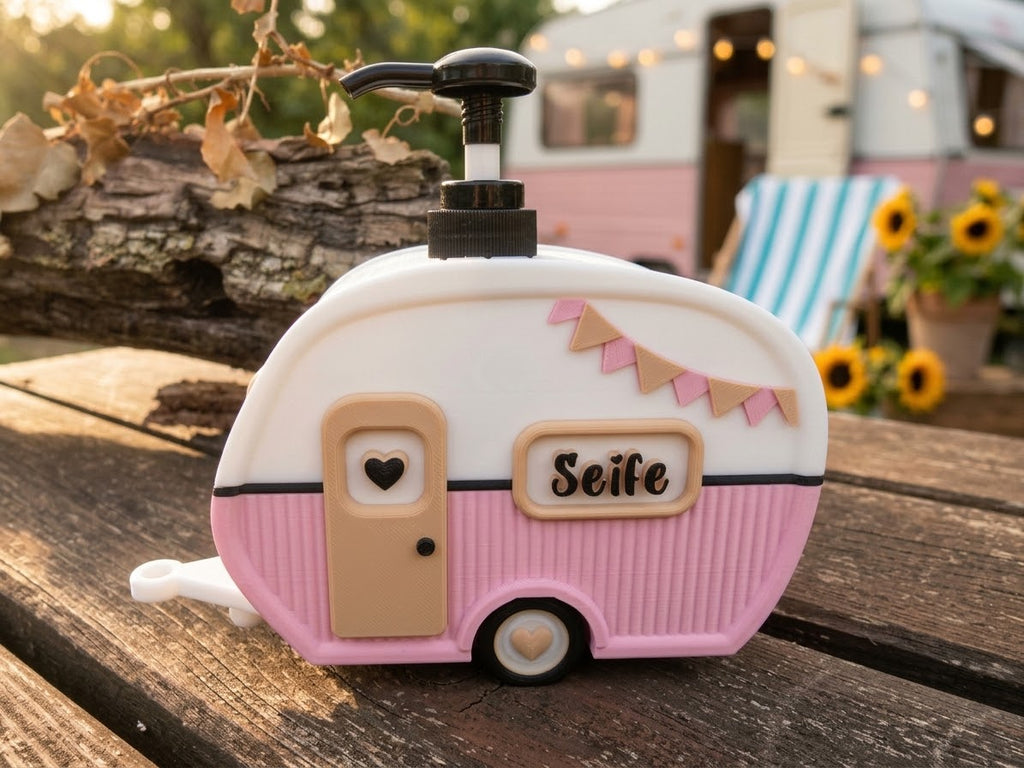 Seifenspender Wohnwagen - Camping-Deko für Bad & WC
