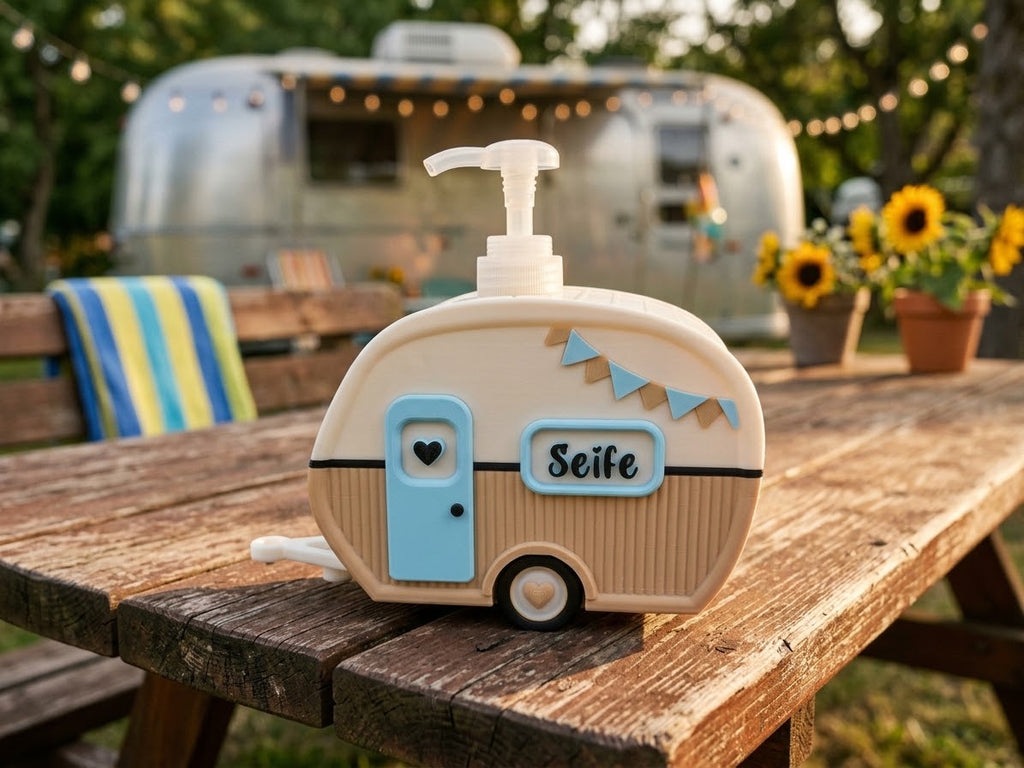 Seifenspender Wohnwagen - Camping-Deko für Bad & WC