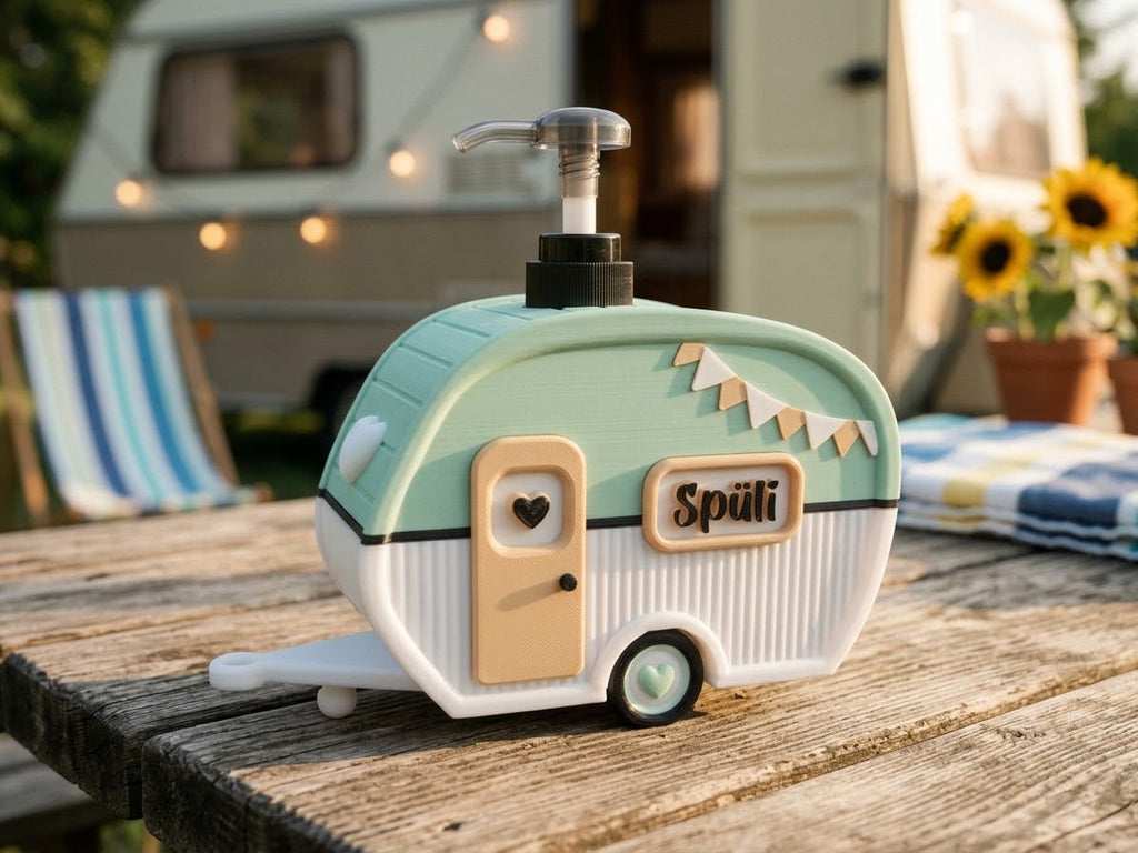 Seifenspender Wohnwagen - Camping-Deko für Bad & WC