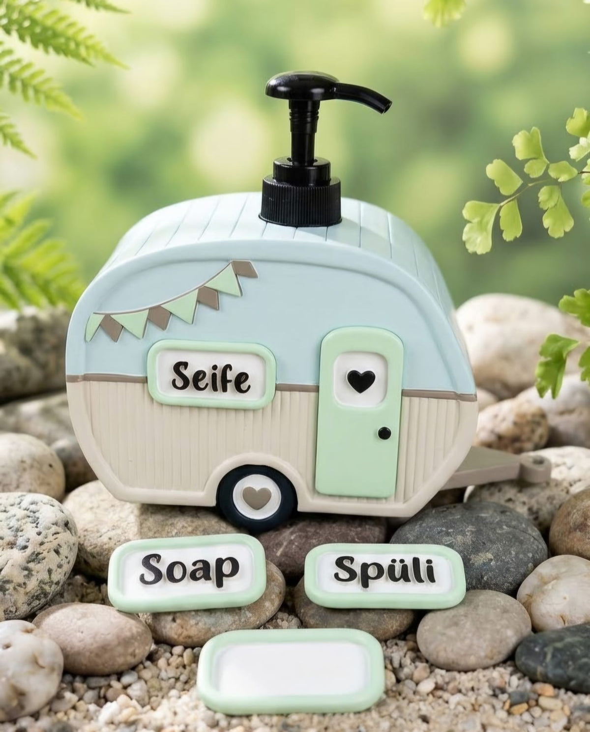 Seifenspender Wohnwagen - Camping-Deko für Bad & WC