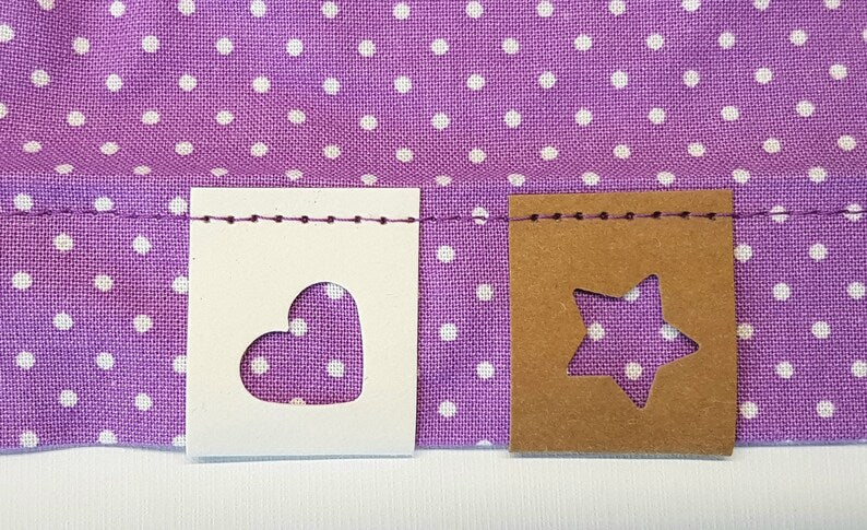 SnapPap Label Aufnäher Saumnaht