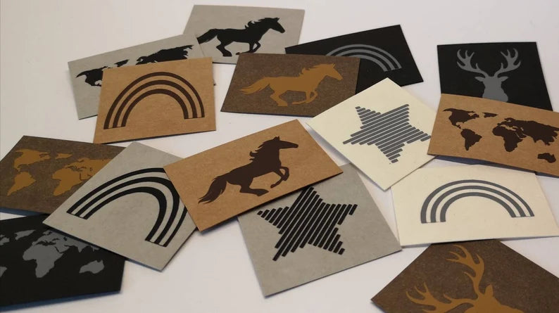 Aufnäher aus SnapPap in XXL 5er Set