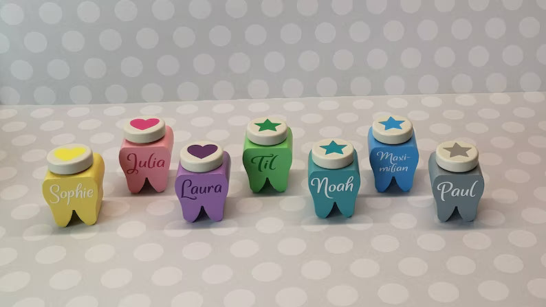 Milchzahndose individuell mit Namen