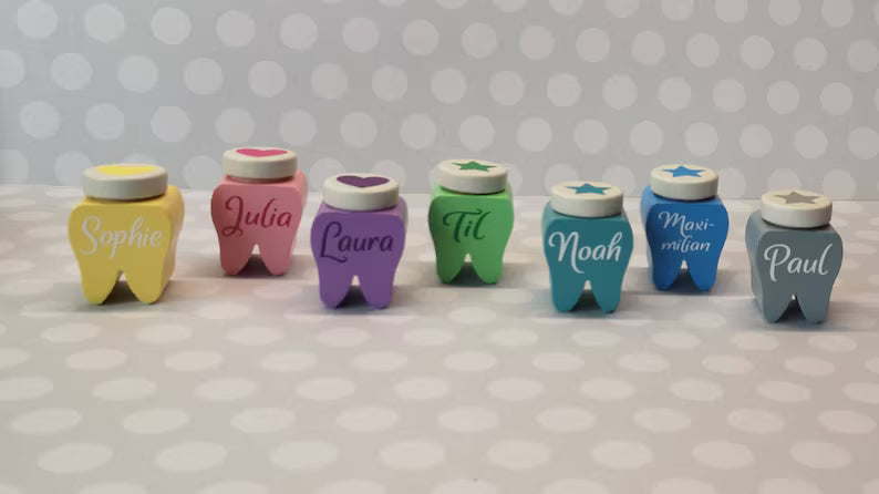 Milchzahndose individuell mit Namen