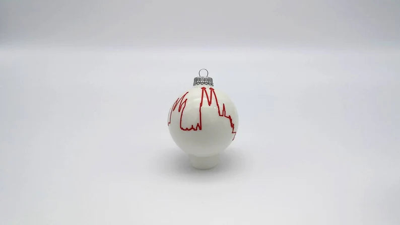 Christbaumkugel Köln Rot Weiß
