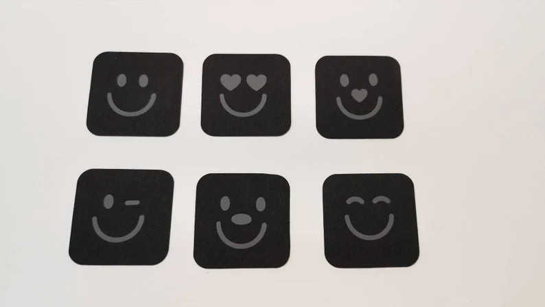 SnapPap Label Aufnäher Smile