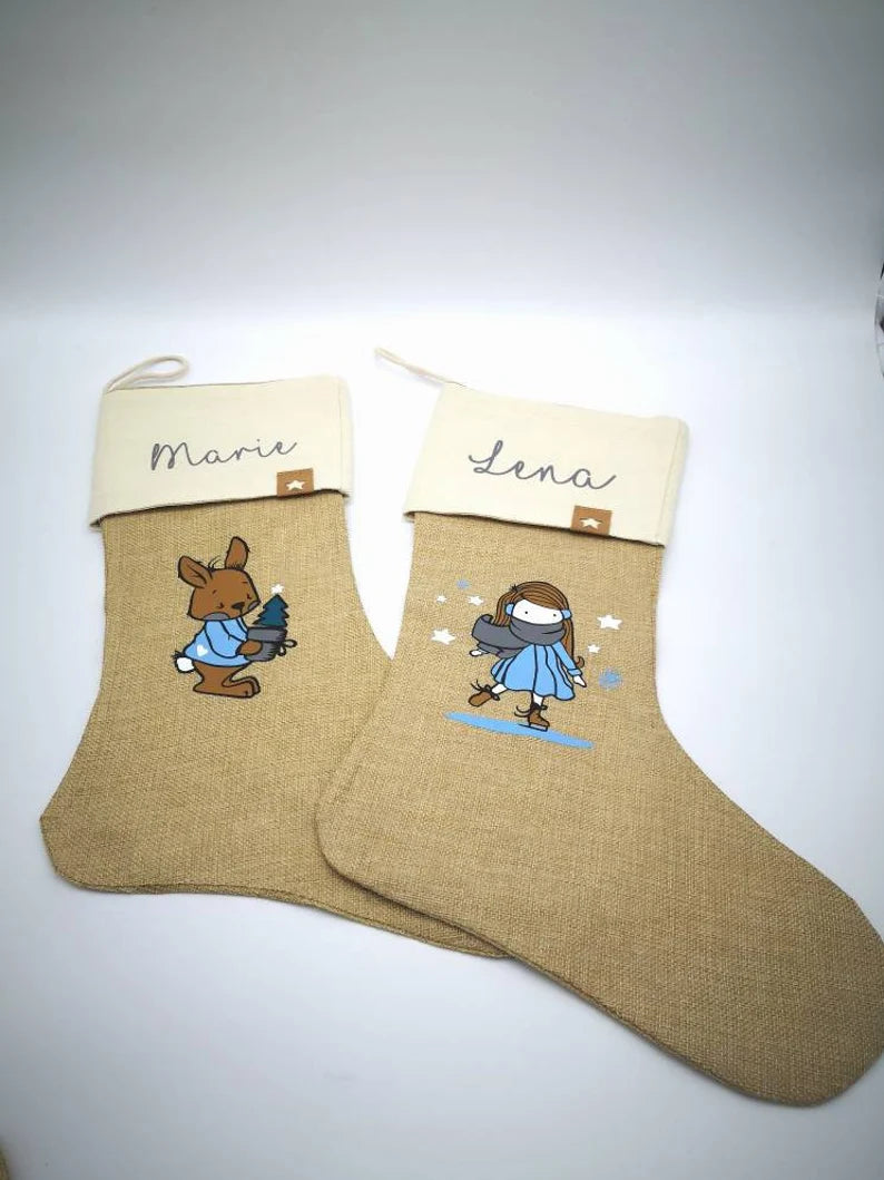 Weihnachtsstrumpf mit Namen