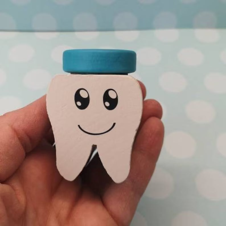 Milchzahndose Gesicht mit Namen