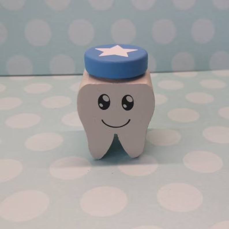 Milchzahndose Gesicht mit Namen