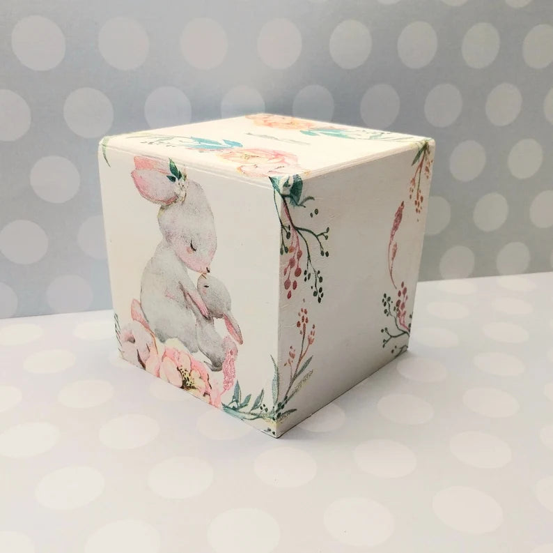 Spardose Hase Mama mit Baby