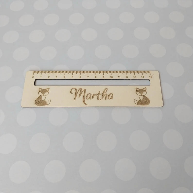 Leselineal mit Namen zur Einschulung