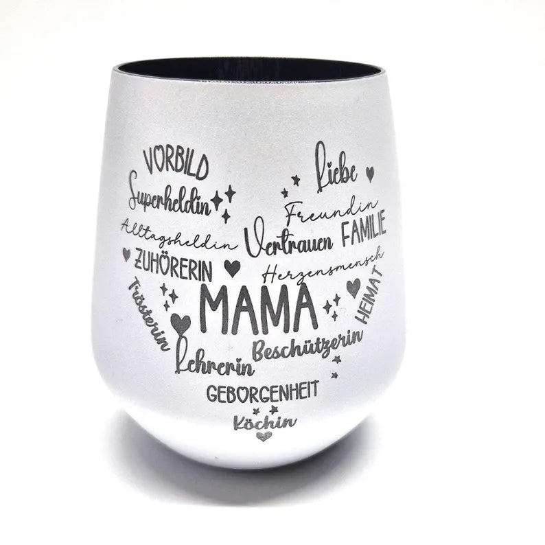 Windlicht Mama Herz
