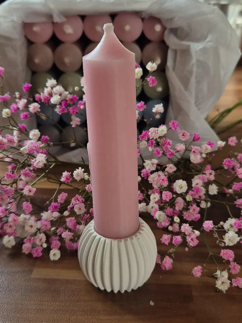 Stabkerze Set 100 x 22 mm pastell KERZENFARM HAHN