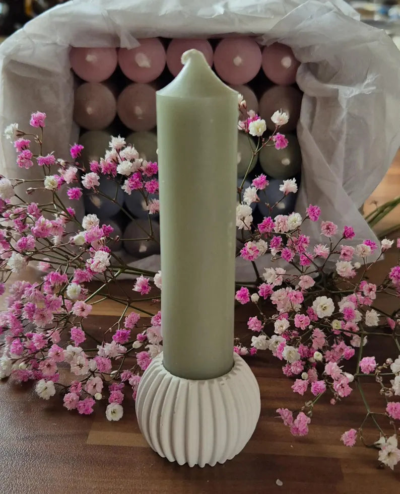 Stabkerze Set 100 x 22 mm pastell KERZENFARM HAHN