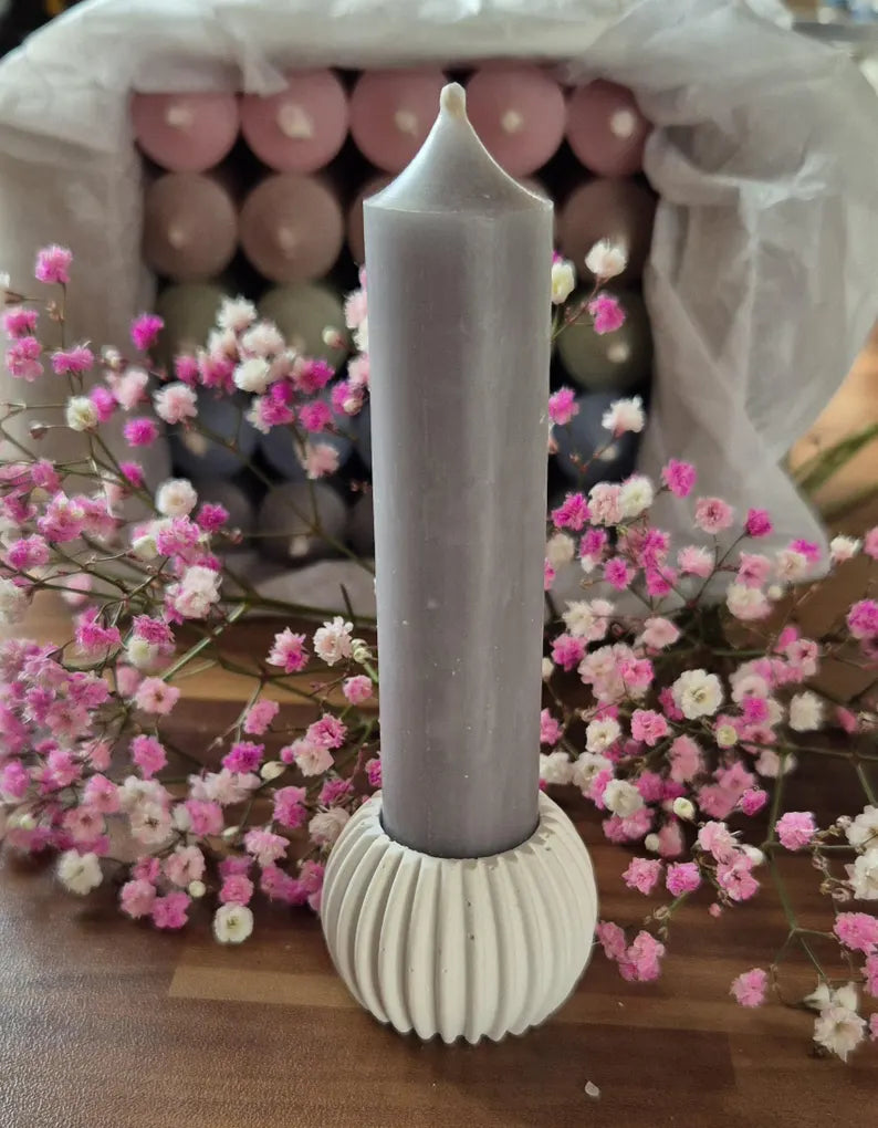 Stabkerze Set 100 x 22 mm pastell KERZENFARM HAHN