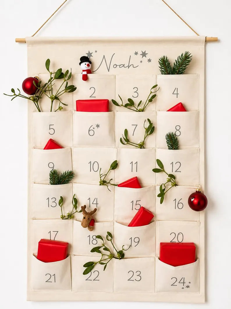 Personalisierter Adventskalender mit Namen