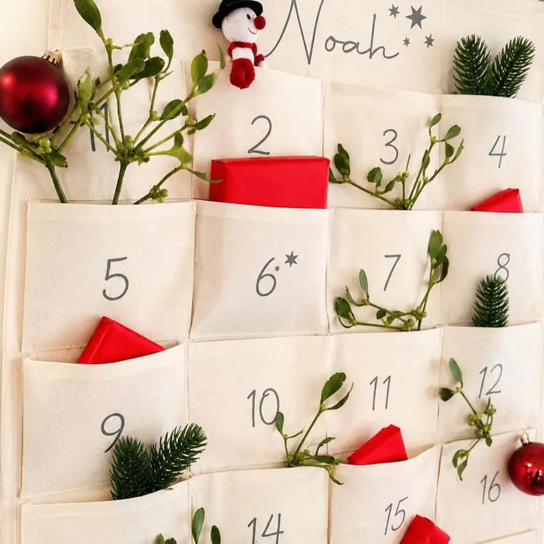Personalisierter Adventskalender mit Namen