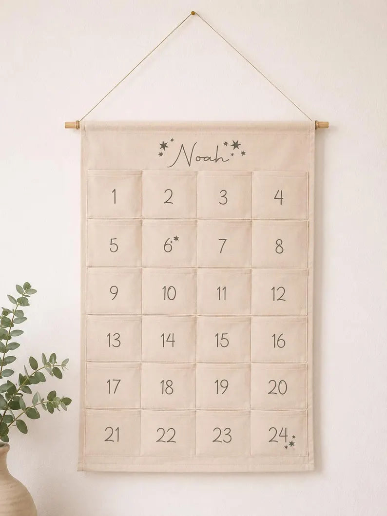 Personalisierter Adventskalender mit Namen