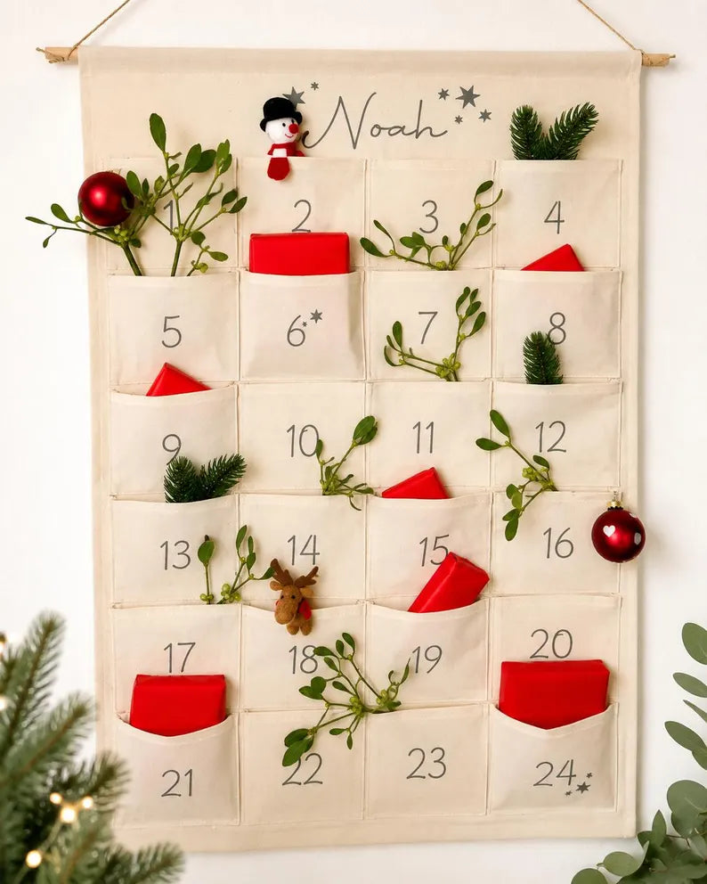 Personalisierter Adventskalender mit Namen