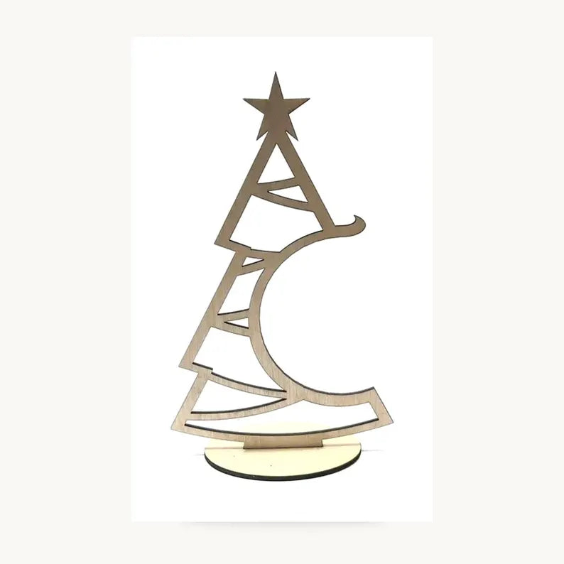 Holz Weihnachtsbaum für Weihnachtskugeln