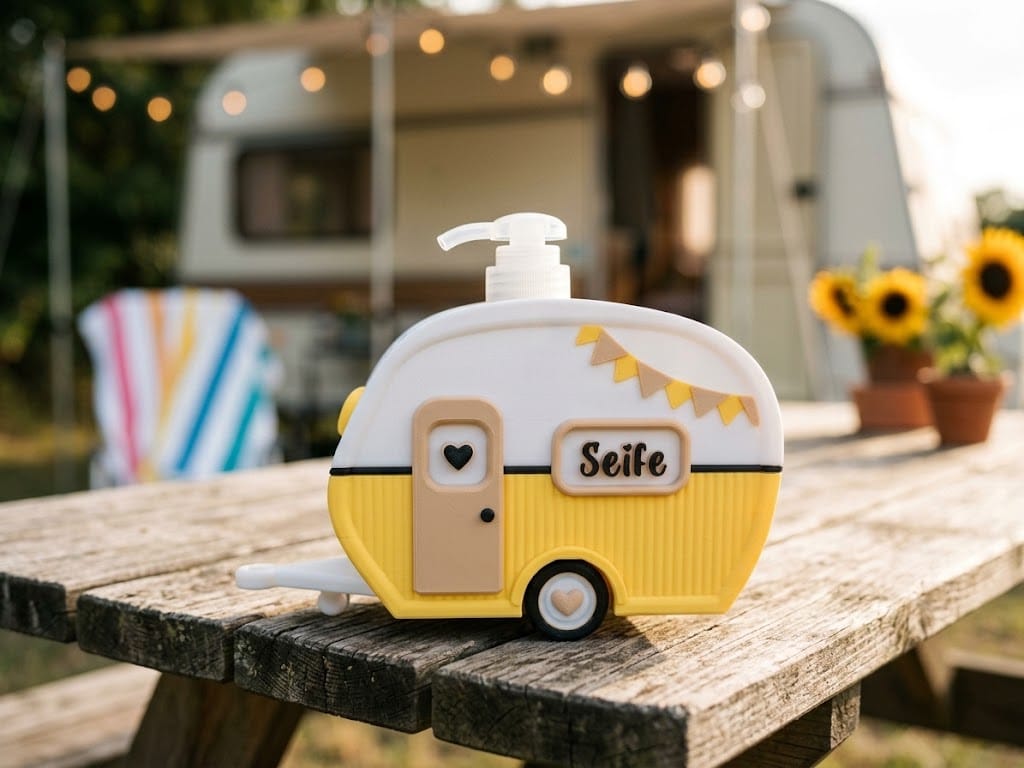 Seifenspender Wohnwagen - Camping-Deko für Bad & WC